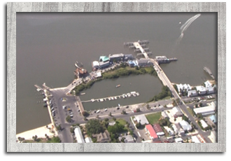 Aerial View of Dock Street.